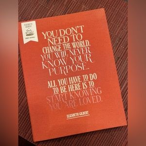 Journal designed by Elizabeth Gilbert